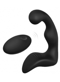 Черный вибромассажер простаты REMOTE BOOTY PLEASER - Dream Toys - в Махачкале купить с доставкой