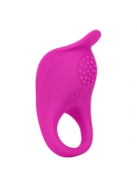 Ярко-розовое эрекционное виброкольцо Silicone Rechargeable Teasing Enhancer - California Exotic Novelties - в Махачкале купить с доставкой