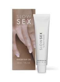 Гель для мастурбации с ароматом кокоса Slow Sex Finger Play Gel - 30 мл. - Bijoux Indiscrets - купить с доставкой в Махачкале