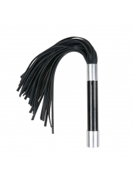 Черная плеть Easytoys Flogger With Metal Grip - 38 см. - Easy toys - купить с доставкой в Махачкале