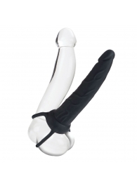 Насадка на пенис Silicone Love Rider Dual Penetrator для двойного проникновения - 14 см. - California Exotic Novelties - в Махачкале купить с доставкой