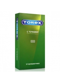 Текстурированные презервативы Torex  С точками  - 12 шт. - Torex - купить с доставкой в Махачкале