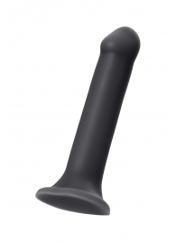 Черный фаллос на присоске Silicone Bendable Dildo XL - 20 см. - Strap-on-me - купить с доставкой в Махачкале