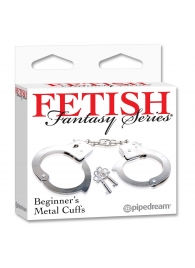 Металлические наручники Beginner s Metal Cuffs - Pipedream - купить с доставкой в Махачкале