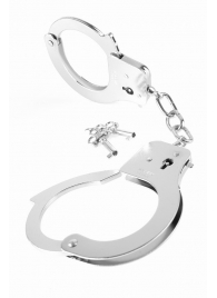 Металлические серебристые наручники Designer Metal Handcuffs - Pipedream - купить с доставкой в Махачкале