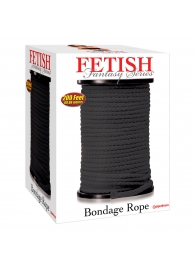 Черная веревка для связывания Bondage Rope - 60,9 м. - Pipedream - купить с доставкой в Махачкале