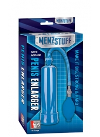 Синяя вакуумная помпа MENZSTUFF PENIS ENLARGER - Dream Toys - в Махачкале купить с доставкой