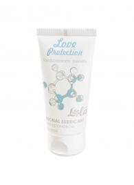 Увлажняющий лубрикант на водной основе Love Protection - 50 мл. - Lola Games - купить с доставкой в Махачкале