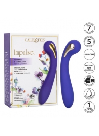 Фиолетовый вибромассажер с электростимуляцией Intimate Estim Petite G Wand - 19 см. - California Exotic Novelties - купить с доставкой в Махачкале