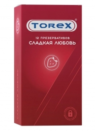 Презервативы Torex  Сладкая любовь  с ароматом клубники - 12 шт. - Torex - купить с доставкой в Махачкале