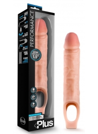 Телесный реалистичный фаллоудлинитель 10 Inch Silicone Cock Sheath Penis Extender - 25,4 см. - Blush Novelties - в Махачкале купить с доставкой