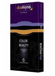 Разноцветные презервативы DOMINO Colour Beauty - 6 шт. - Domino - купить с доставкой в Махачкале