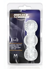 Прозрачный фигурный мастурбатор Master Stroker - Blush Novelties - в Махачкале купить с доставкой