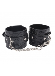 Черные наручники Be good Wrist Cuffs - Chisa - купить с доставкой в Махачкале