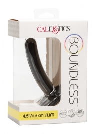 Черный анальный стимулятор Boundless 4.5” Slim Probe - 11,5 см. - California Exotic Novelties - купить с доставкой в Махачкале