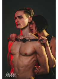 Черный кляп Love Addict на замочке - Lola Games - купить с доставкой в Махачкале
