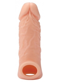 Телесная насадка EXTENDER WITH BALL STRAP 5.5 - 14 см. - Dream Toys - в Махачкале купить с доставкой