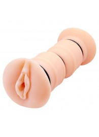 Телесный вибромастурбатор-вагина Michelle - Baile - в Махачкале купить с доставкой