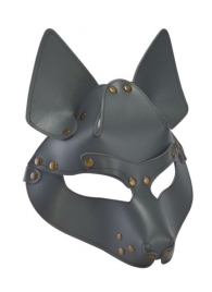 Серая маска Wolf с клепками - Sitabella - купить с доставкой в Махачкале