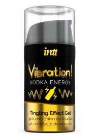 Жидкий интимный гель с эффектом вибрации Vibration! Vodka Energy - 15 мл. - INTT - купить с доставкой в Махачкале