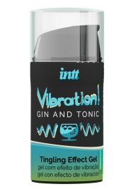 Жидкий интимный гель с эффектом вибрации Vibration! Gin   Tonic - 15 мл. - INTT - купить с доставкой в Махачкале