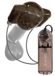 Дымчатый вибростимулятор головки пениса Dual Vibrating Head Teaser - Pipedream - в Махачкале купить с доставкой