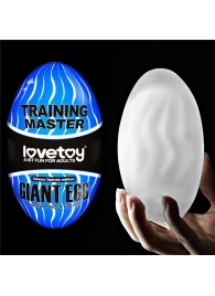 Мастурбатор-яйцо Giant Egg Climax Spirals Edition - Lovetoy - в Махачкале купить с доставкой