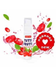 Гель-смазка Tutti-frutti со вкусом барбариса - 30 гр. - Биоритм - купить с доставкой в Махачкале