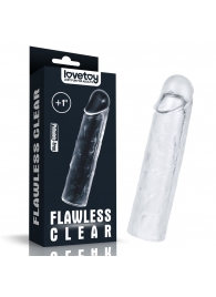 Прозрачная насадка-удлинитель Flawless Clear Penis Sleeve Add 1 - 15,5 см. - Lovetoy - в Махачкале купить с доставкой