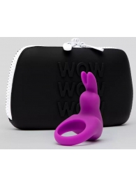 Фиолетовое эрекционное виброкольцо Happy Rabbit Cock Ring Kit - Happy Rabbit - в Махачкале купить с доставкой