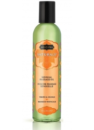Массажное масло Naturals Tropical Mango с ароматом манго - 236 мл. - Kama Sutra - купить с доставкой в Махачкале