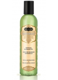 Массажное масло Naturals Vanilla Sandalwood с ароматом ванили и сандала - 236 мл. - Kama Sutra - купить с доставкой в Махачкале