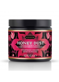 Пудра для тела Honey Dust Body Powder с ароматом клубники - 170 гр. - Kama Sutra - купить с доставкой в Махачкале