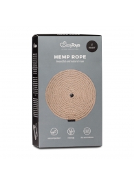 Пеньковая веревка для связывания Hemp Rope - 5 м. - Easy toys - купить с доставкой в Махачкале