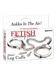 Металлические наручники Metal Leg Cuffs - Pipedream - купить с доставкой в Махачкале