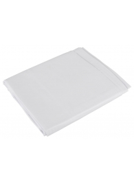 Белая виниловая простынь Vinyl Bed Sheet - Orion - купить с доставкой в Махачкале