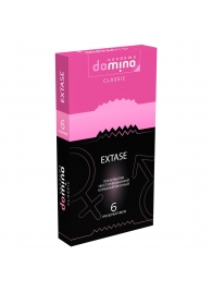 Презервативы с точками и рёбрышками DOMINO Classic Extase - 6 шт. - Domino - купить с доставкой в Махачкале