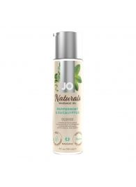 Массажное масло с ароматом перечной мяты и эвкалипта JO Naturals Peppermint   Eucalyptus - 120 мл. - System JO - купить с доставкой в Махачкале