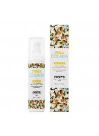 Разогревающее массажное масло с ароматом пина колада Gourmet Pina Colada - 50 мл. - Exsens - купить с доставкой в Махачкале