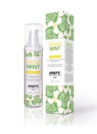 Разогревающее массажное масло Gourmet Spearmint Organic с органическими ингредиентами - 50 мл. - Exsens - купить с доставкой в Махачкале