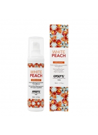 Разогревающее массажное масло Gourmet White Peach Organic с органическими ингредиентами - 50 мл. - Exsens - купить с доставкой в Махачкале