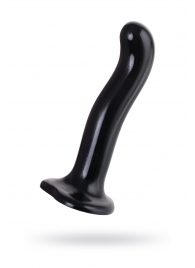 Черный стимулятор для пар P G-Spot Dildo Size M - 18 см. - Strap-on-me - в Махачкале купить с доставкой