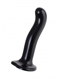Черный стимулятор для пар P G-Spot Dildo Size L - 19 см. - Strap-on-me - в Махачкале купить с доставкой