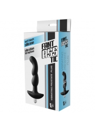 Черная вибропробка для простаты FantASStic Vibrating Prostate Plug - 14,5 см. - Dream Toys - в Махачкале купить с доставкой