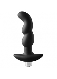 Черная вибропробка для простаты FantASStic Vibrating Prostate Plug - 14,5 см. - Dream Toys - в Махачкале купить с доставкой