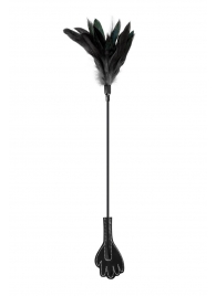 Двусторонний стек-щекоталка Sweet Caress Feather Whip - 58 см. - Sweet Caress - купить с доставкой в Махачкале