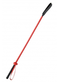 Красно-черный гладкий стек - 71 см. - Fetish Tentation - купить с доставкой в Махачкале