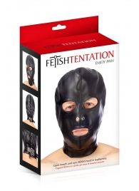 Маска-шлем с прорезями для глаз и рта - Fetish Tentation - купить с доставкой в Махачкале