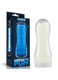 Светящийся в темноте мастурбатор Lumino Play Masturbator Ribbed - Lovetoy - в Махачкале купить с доставкой