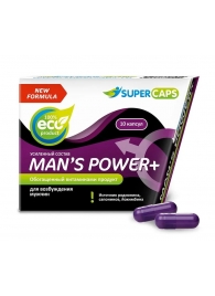 Возбуждающее средство для мужчин Mans Power plus - 10 капсул (0,35 гр.) +1 в подарок - SuperCaps - купить с доставкой в Махачкале